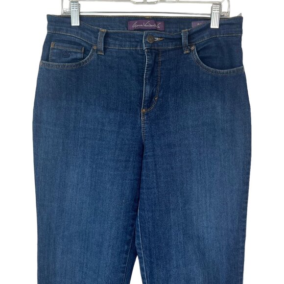 Gloria Vanderbilt Amanda Jeans Womens Size 8 Medium Wash Blue High Rise - Picture 3 of 9